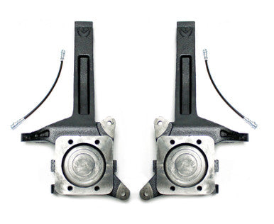 MaxTrac 07-18 Toyota Tundra 2WD 3.5in Front Lift Spindles w/Extended DOT Compliant Brake Lines - 706735