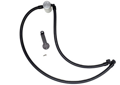 J&L 20-25 Jeep Wrangler 2.0L Driver Side Oil Separator 3.0 - Clear Anodized - 3070D-C