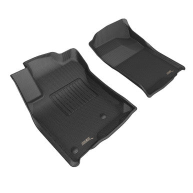 3D MAXpider Kagu 1st Row Floor Mats For 2003-09 Lexus GX470 - Black - L1LX07911509
