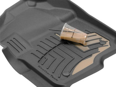 WeatherTech 2017+ Ford F-150 Raptor SuperCab Rear FloorLiner HP - Black - 446973IM