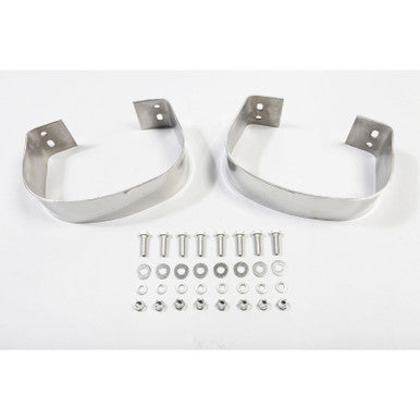 Rugged Ridge 76-95 Jeep CJ / Jeep Wrangler Stainless Steel Rear Bumperettes - 11108.01