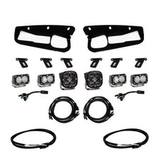 Baja Designs 2021+ Ford Bronco Clear SAE Fog Pocket Kit w/Upfitter - 447761UP