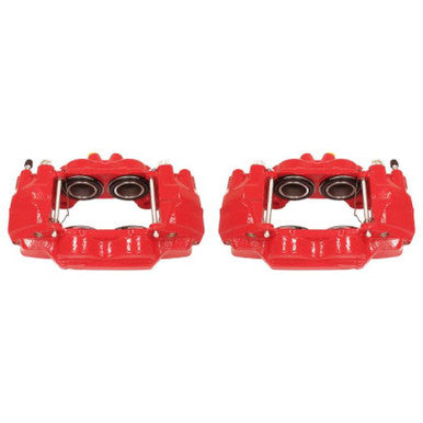 Power Stop 03-09 Toyota 4Runner Front Red Calipers w/o Brackets - Pair - S2984