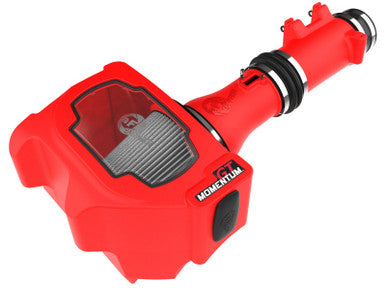 aFe Momentum GT Red Edition Cold Air Intake System w/ Pro DRY S Filter For 2022+ Jeep Grand Wagoneer/Wagoneer - 50-70120DR