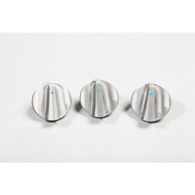 Rugged Ridge Alum Climate Control Knob Set Blue 07-10 Jeep Wrangler JK - 11420.05