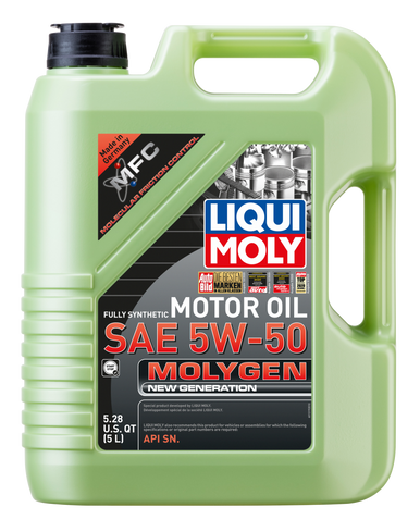 LIQUI MOLY 5L Molygen New Generation Motor Oil SAE 5W50 - 20310