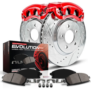 Power Stop 90-99 Jeep Cherokee Front Z23 Evolution Sport Brake Kit w/Calipers - KC2119