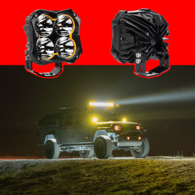 XK Glow Spot Beam Offroad Cube Light 2pc 5in - XK067005-KIT