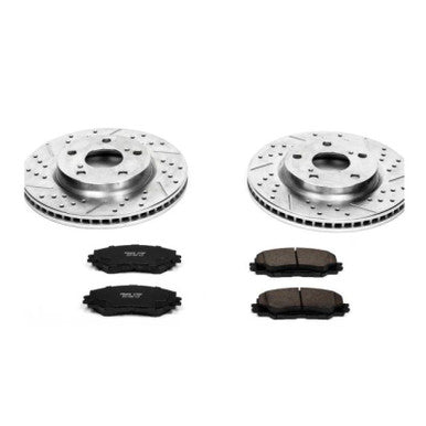 Power Stop Z23 Evolution Sport Front Brake Kit For 2006-18 Toyota RAV4 - K258