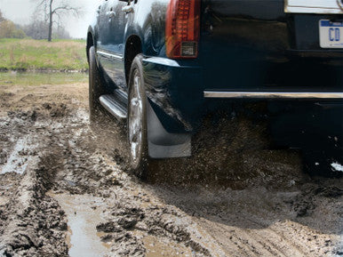 WeatherTech 05-13 Toyota Tacoma No Drill Mudflaps - Black - 120033