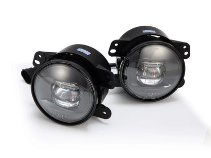 AlphaRex Universal Chrysler/Dodge/Hummer/Jeep DoubleTap Dual Color LED Proj Fog Lights - White/Amber - 210004