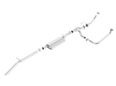 Borla 12-15 Jeep Wrangler 3.6L V6 Auto/Manual Trans Turndown Tip Dual Left Rear Exit Exhaust - 140634