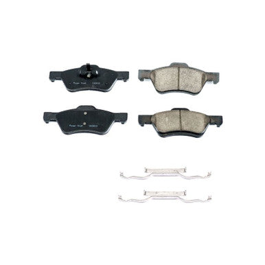Power Stop 10-12 Ford Escape Front Z17 Evolution Ceramic Brake Pads w/Hardware - 17-1047B