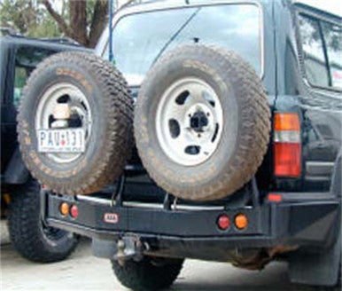 ARB W/Carrier Rear Step Towbar Lhs Blk 80 Series - 5711231