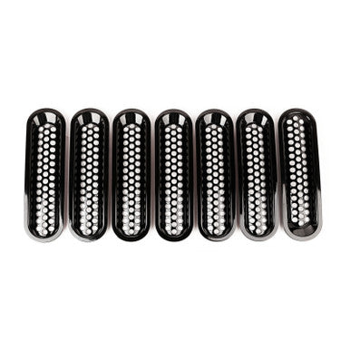 Rugged Ridge Grille Inserts Perforated 07-18 Jeep Wrangler - 11306.31
