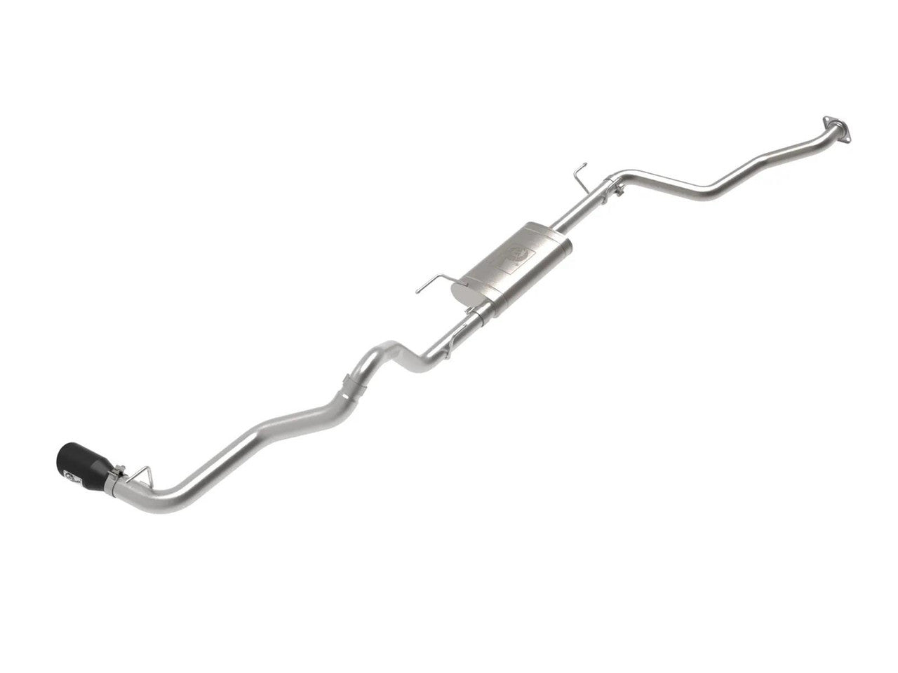 aFe Apollo GT Series 2-1/2 IN to 3 IN 409 Stainless Steel Cat-Back Exhaust System w/ Black Tip For 2024+ Toyota Tacoma