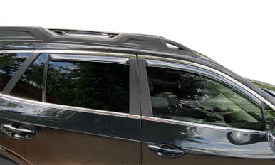 AVS 20-22 Subaru Outback Ventvisor In-Channel - 4pc - Smoke - 194376