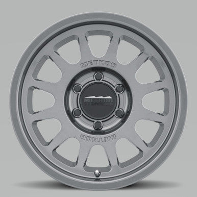 Method MR703 16x8 0mm Offset 6x5.5 106.25mm CB Gloss Titanium Wheel - MR70368060800