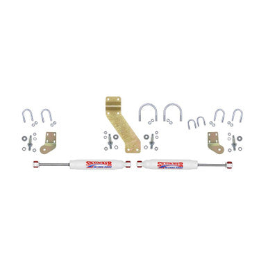 Skyjacker 66-77 Ford Bronco 4WD 7000 Dual Stabilizer Kit w/ White Cylinders - 7266