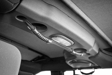 Rugged Ridge Rear Dual Grab Strap Black 07-18 Jeep Wrangler Unlimited JK - 13305.12
