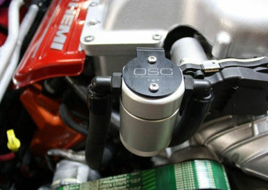J&amp;L 15-25 Dodge Hellcat/Demon 6.2L Hemi Passenger Side Oil Separator 3.0 - Clear Anodized - 3060P-C