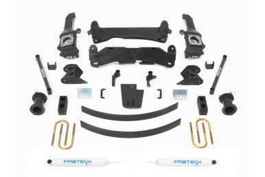 Fabtech 05-14 Toyota Tacoma 4WD/ 2WD 6 Lug Models Only 6in Basic Sys w/Perf Shks - K7019