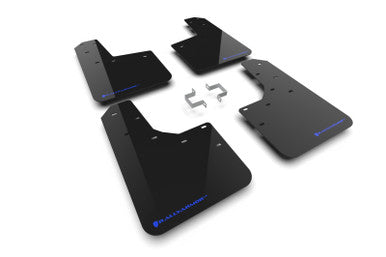 Rally Armor Black UR Mud Flap w/ Blue Logo for 2023-25 Ford Ranger Raptor - MF123-UR-BLK-BL