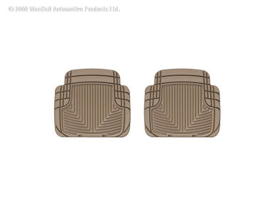 WeatherTech 99 BMW M3 Convertible Rear Rubber Mats - Tan - W50TN