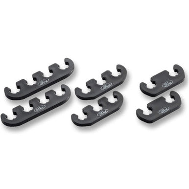 Ford Racing Wire Dividers 4 to 3 to 2 - Black w/ White Ford Logo - 302-641