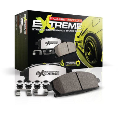 Power Stop 18-19 Jeep Grand Cherokee Front Z26 Extreme Street Brake Pads w/Hardware - Z26-6006