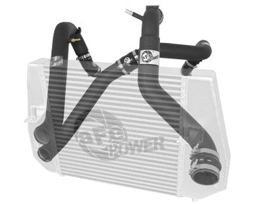 aFe BladeRunner 3 IN Aluminum Hot and Cold Charge Pipe Kit For 2011-14 Ford F-150 - Black - 46-20124-B