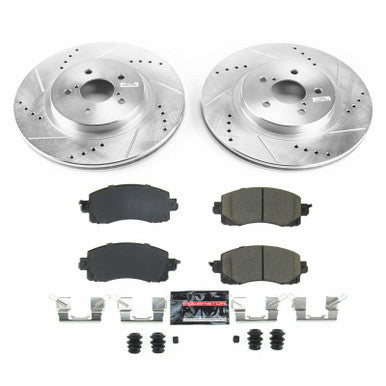 Power Stop 18-19 Subaru Crosstrek Front Z23 Evolution Sport Brake Kit - K7892