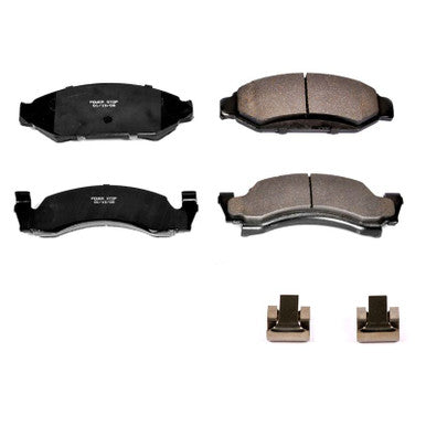 Power Stop 87-93 Ford Bronco Front Z17 Evolution Ceramic Brake Pads w/Hardware - 17-375
