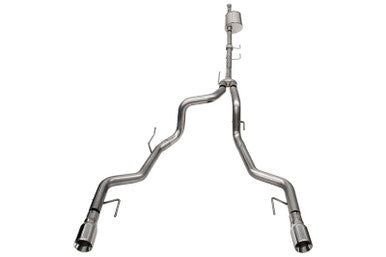 Corsa 2021-2025 Ford F-150 SuperCrew/5.5ft Bed 3.5L V6 Sport Cat-Back Dual Rear Exit-Polished - 21185