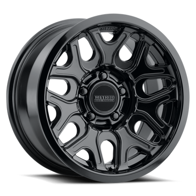 Method MR322 / 18x9 / 8x6.5 BP / 18ET / 5.68in BS / 130.81mm CB - Gloss Black Wheel - MR322890801318