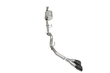 Corsa 2021-2025 Ford F-150 SuperCab/6.5in Bed 3.5L V6 Sport Cat-Back Single Side Exit- - 21166BLK