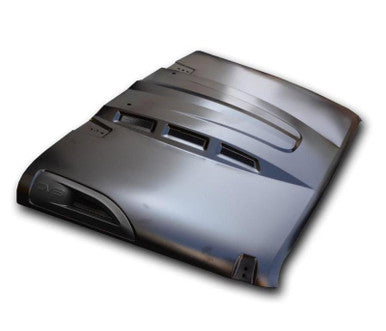 DV8 Offroad Metal Heat Dispersion Hood For 2007-18 Jeep Wrangler JK - Primer Black - HDMB07-02