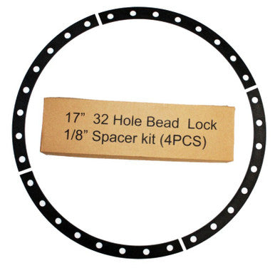 Raceline 17in 32 Hole 1/8in Bead Lock Spacer Kit (4pcs) - RBL17-SPACER