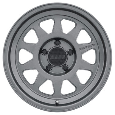 Method MR316 17x8.5 0mm Offset 5x5 71.5mm CB Gloss Titanium Wheel - MR31678550800