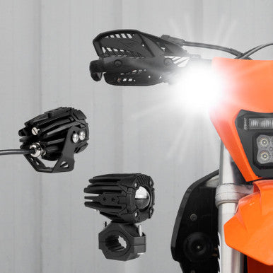 XK Glow 2in Dual Mode LED Driving Light Kit for Motorcycles, UTVs & ATVs - XK034021
