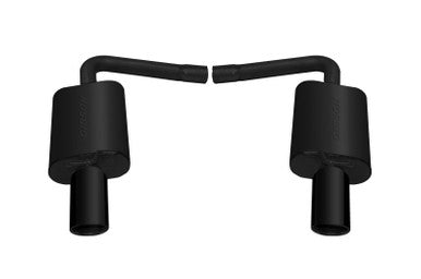 Gibson 11-18 Jeep Grand Cherokee Laredo 3.6L 2.25in Axle-Back Dual Exhaust - Black Elite - 617407B