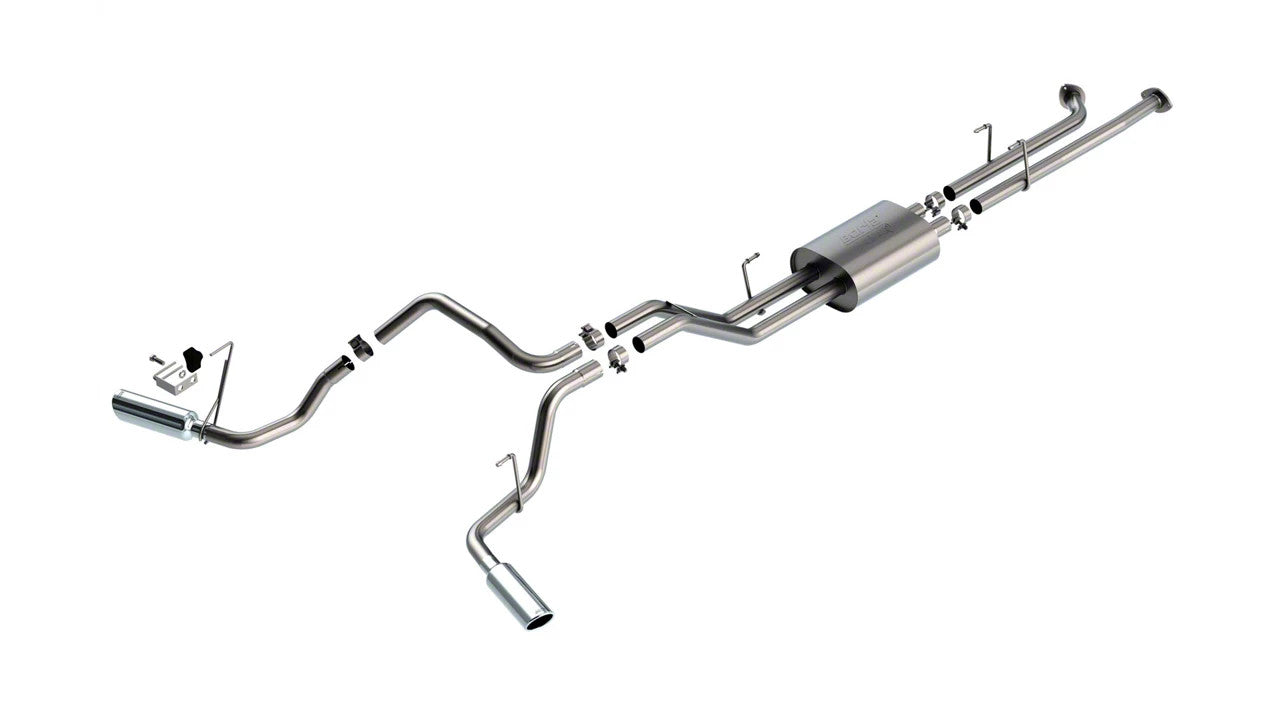 Borla 07-08 Toyota Tundra 5.7L ATAK Cat-Back Exhaust - 4in Stainless Tips - 141022