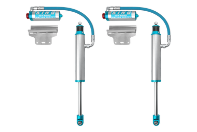 King Shocks 2005+ Toyota Tacoma (6 Lug) Rear 2.5 Dia Remote Reservoir Shock w/Adjuster (Pair) - 25001-121A