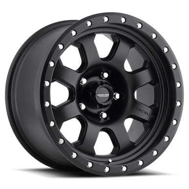 Raceline 929B Avenger 17x9in / 5x127 BP / -12mm Offset / 83.82mm Bore - Satin Black Wheel - 929B-79050-12