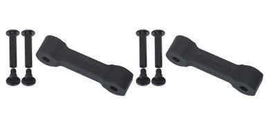 Kentrol 07-18 Jeep Wrangler JK Replacement Hood Catch Rubbers Pair - Textured Black - 70071
