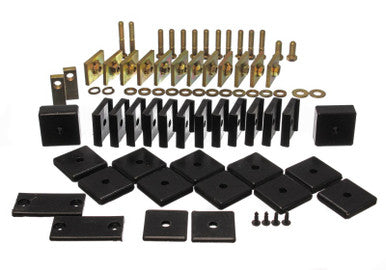 Energy Suspension Toy Land Cruiser Body Mount Set - Black - 8.4104G