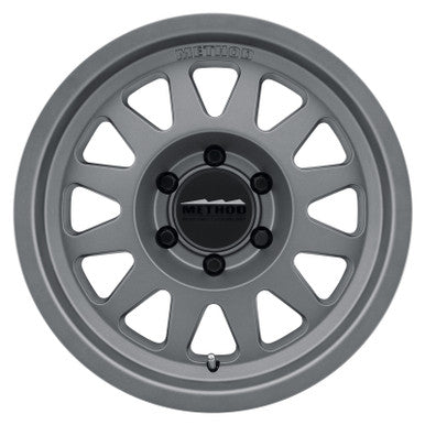 Method MR704 17x8.5 0mm Offset 6x5.5 106.25mm CB Matte Titanium Wheel - MR70478560800