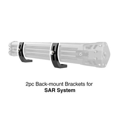 XK Glow Back Mount Brackets for SAR Search Light Bars 2pc - XK-SAR-BRC