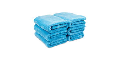 Griots Garage Microfiber Plush Edgeless Towels (Set of 6) - Case of 20 - 14901