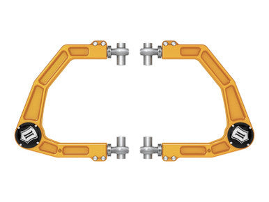 ICON 2024 Toyota Tacoma Billet Upper Control Arm w/ Delta Joint Pro - Gold Anodized - 58552GDJ